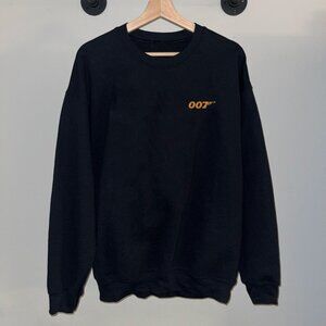 Black Gold 007 James Bond Classic Retro Movies 60s Crewneck Sweatshirt